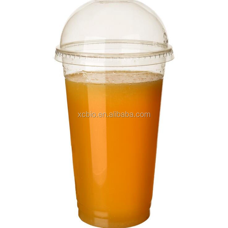 Compostable 16oz Ready to Ship PLA Cold Clear Cup