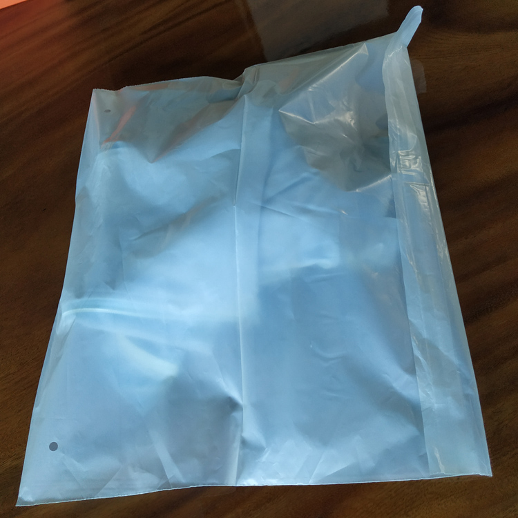 Transparent clothing bag supply of biodegradable bags eco-friendly cornstarch self-adhesive bag